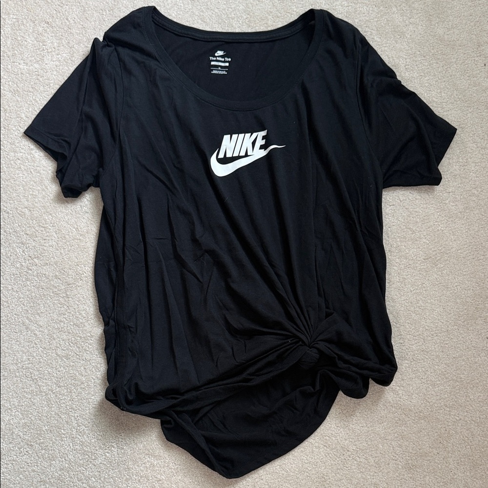 Women’s “The Nike Tee” Black Short-Sleeve Tee